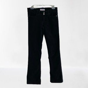 G Couture Black Y2K Women's Low-Rise Black Stretch Jeans - Size 4/28